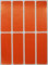 Etiketten Orange 76 mm x 25 mm Sticker – 7,5 cm x 2,5 cm viereckige Aufkleber 120 Stück von Royal Green