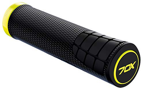SQlab 2147 Unisex Sqlab 7ox Schwarz Fahrrad Griffe, Schwarz-Gelb, Gelb Flow Yellow - S EU