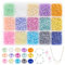 PH PandaHall Über 6750pcs 15 Farbe 8/0 Glas Rocailles 3mm Mini Perlen mit Container Box für Schmuck machen