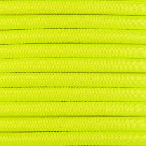 KAHAGE - BUTONIA 1m Gummikordel - Hutgummi - Rundgummi, hochwertig, extra-stark in 5mm, Neongelb