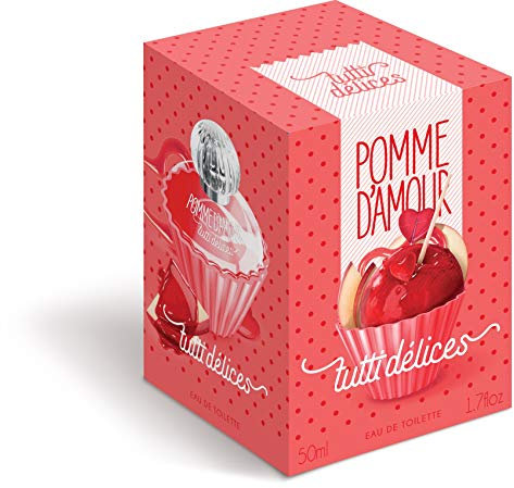 Tutti Delices | Pomme d'Amour | Eau de Toilette 50ml - Parfum gourmand et fruité Pour Femme