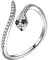 Aurora Tears Schlangenringe 925 Sterling Silber Einstellbare Tiere Ringe Marken Offener Ring für Männer Frauen DR0081W