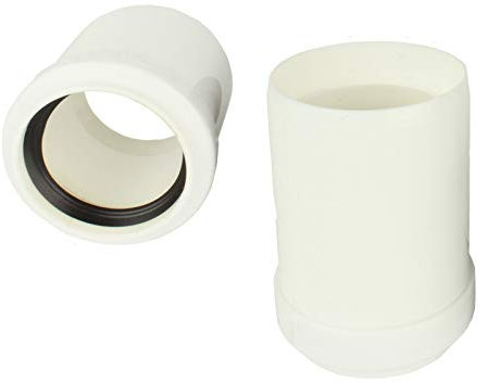 HT Reduzierstück Reduktion gerade DN 40/50 Übergang Hülse weiß