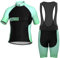 WOLFIRE WF Fahrradbekleidung Herren, rennrad Trikot Herren, Radlerhose Herren. mit 20D Gel Pad, gepolsterter Latz, MTB. radtrikot Herren Kurzarm. Fahrradbekleidung männer Set. Rad Kleidung Herren