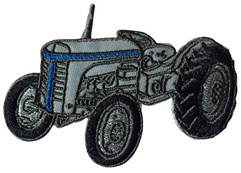 Embroidered Classic Tractor Farming Iron on Patch