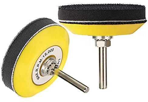 Yakamoz 3 Hook&Loop Sanding Pad Kit, 2Pack 1/4 Shank Foam Buffer Polisher