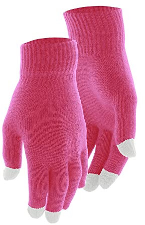 ANTEVIA - Lot d'une Paire de Gants tactiles Smartphone Violet | Taille Adulte et ado | Plus DE 10 MODÈLES | Femme Homme Hiver Fin (Actium Violet)