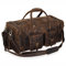 Große Seesäcke für Herren, Reisetasche, Leder, Übernachtung, Fitnessstudio, Sport, braun, 28 X-Large