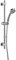 Croydex Presion Chrome Shower Riser Rail Kit - 68cm Riser Rail, Pressure Boosting Shower Head, 1.5m Stainless Steel Hose and Adjustable Handset Holder, with Flexi-Fix Wall Brackets (Chrome)