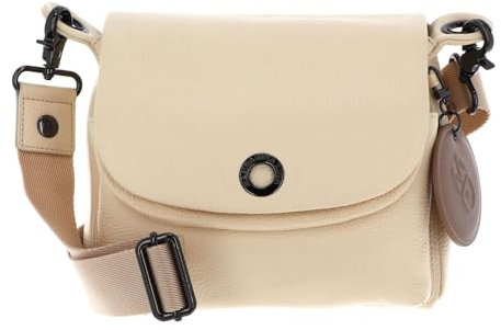 Mandarina Duck Mellow Leather Crossover Bag Macadamia