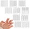 IOPYKKOA French Maniküre Aufkleber,40 Blatt Selbstklebende French Tip Guides Nagelaufkleber für Gelnägel, French Smile Maniküre Streifen für Maniküre Dekoration DIY Schablonenwerkzeuge