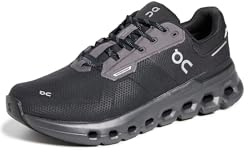 On Running 3ME10152130 CLOUDRUNNER 2 Waterproof Women Magnet Black UK 10