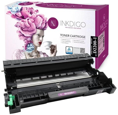 DR2200 XL - Premium TÜV Trommel Schwarz Kompatibel für drucker Brother MFC-7360N MFC-7460DN MFC-7860DW FAX-2840 FAX-2940 HL-2130 HL-2240 HL-2250DN HL-2135W DCP-7055 DCP-7055W