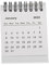 MAGICLULU 2 Stück 2022 Tischkalender 2022 Mini-wandkalender 2021 Motivationskalender 2022 Kleiner Kalender 2022 Kalender 2022 Kinder Desktop-kalender Papier Büro Weiß Zeitplan Esstisch