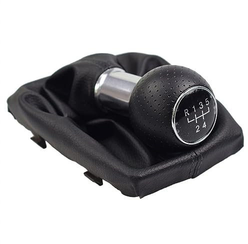 UNGOOR Auto Schaltknäufe für Audi A4 B6 B7 2000-2008 5 6 Speed,Automatik Schalthebel Schaltgetriebe Gang Umschaltknopf Innenausstattung Ersatz Passt,A-R-5 Speed3
