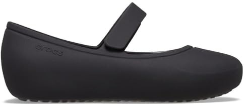 Crocs Unisex Kinder Brooklyn Mary Jane Flat T Flach, Black, 27/28 EU