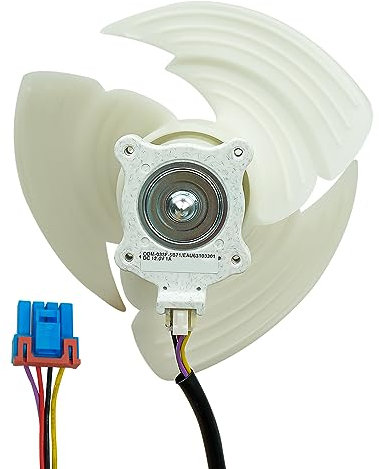 Gruppo motore ventola condensatore frigorifero EAU63103301 adatto per LG e Kenmore Elite, sostituisce EAU63103302 ODM-033F-5B71 AP6235485 4509126 Elettronica Ice Maker Frigorifero Motore Ventola di