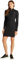 Tommy Jeans Tjw 1/4 Zip Sweater Cable Dress Dw0Dw19490 Robe Pull, Black (Black), L Women's