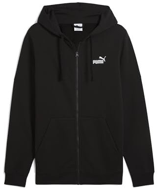 PUMA Herren ESS No. 1 Logo Full-Zip Hoodie FL Sweatjacken, PUMA Black,