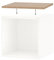 HORST Deckplatte für Eket Regal - Elegante Massivholzplatte für I K E A Schrank - Perfekte Passform - FSC-Zertifiziert - Eiche, 35 x 35 cm