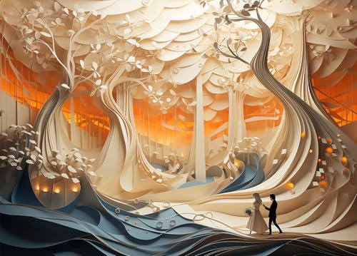 Bullglesup Jigsaw Puzzles for Adults 1000 Pieces, Concert Hall with Poster Interlock Perfectly Letter on Back No Dust, Home Decor Birthday Party Gift Toy for Men Women Elders Seniors (27.5x19.6)