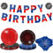 laventy banderines cumpleaños rojo negro vajilla fiesta superhéroes spider juego vajilla infantil decorativa fiestas infantiles set