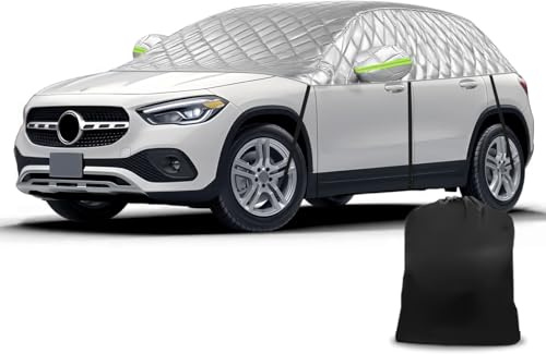 Copertura Mezza Auto Compatibile con Mercedes-Benz GLA 2014-2023, Telo Copriauto Inverno Estate Copri Auto Antigrandine