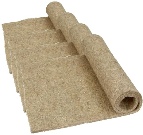 Kerbl Hemp Rodent Mat, 40 x 25 x 1 cm (Pack of 4)
