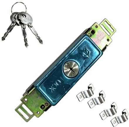 Antivol de porte de sécurité roulante en fer, pour Garage, maison, Installation facile, serrures de sécurité solides pour volet roulant