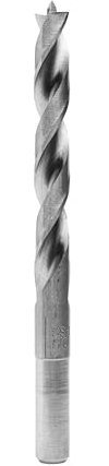 ENT 50105 HSS-G Foret à bois Premium Wood avec Ø 10,5 mm, foret hélicoïdal d'une longueur de travail de 78 mm et d'une longueur totale de 132 mm avec pointe de centrage et coupe épaule