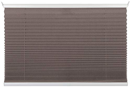 Plissee - Taupe - 60 x 130 cm - Klemmträger