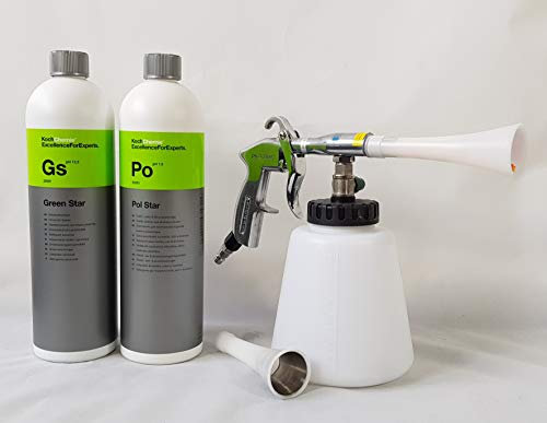 Clean 2 Blow Gun Set Reinigungspistole 1 L Koch Chemie Green Star+ 1 L Koch Chemie Polstar