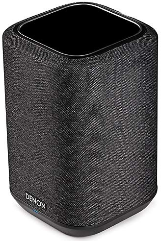 Denon Home 150 Haut-Parleur Intelligent sans Fil – Design Compact, Wi-FI et Bluetooth, HEOS intégré, Alexa intégré, Siri & AirPlay 2, Spotify Connect, Support Multi-pièces, Noir