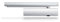 GEZE TS 5000 L T-Stop 1 flg avec fonction arrêt de porte, blanc