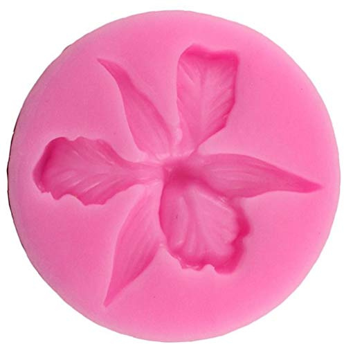 Orchid Silicone Mold Resin Polymer Clay Molds Cupcake Fondant Cake Decorating Tools Candy Chocolate Gumpaste Mould