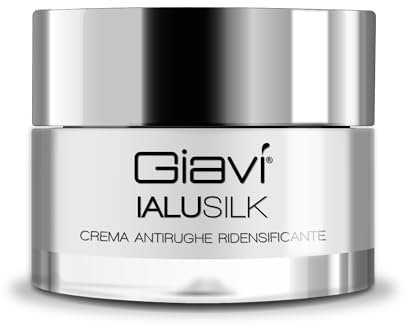 Crema Viso Potenziata con Acido Ialuronico, Resveratrolo e Collagene - Combatti Rughe, Macchie Scure e Linee Sottili - Effetto Tensore Garantito - 50ml di Pura Efficacia