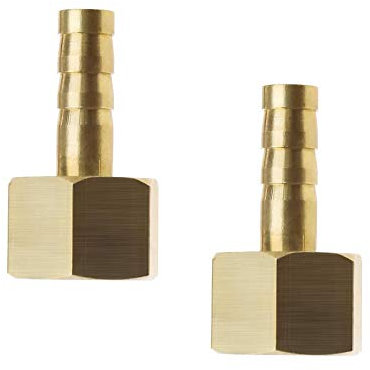 Be In Your Mind 2 Pezzi 6mm A 1/4 Pollici BSP Filettatura Femmina Barb Raccordo In Ottone Connettori Tubo Spinato Giunto Adattatore Accoppiatore Per Carburante Aria Gas Acqua Olio