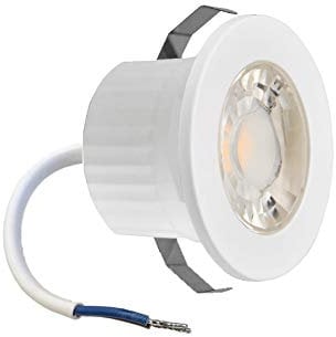 ENERGMiX 3w Mini LED Einbauleuchte Einbaustrahler Einbauspot Spot Weiß 240 Lumen Schutzart IP54 Warmweiß