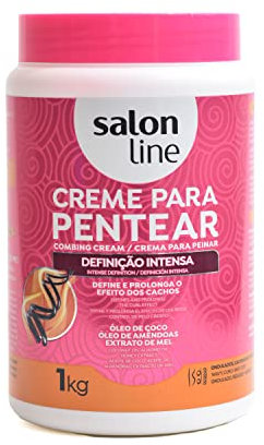 Salon Line - Crème Coiffante Définition Intense - 1kg - Boucles Définies et Hydratées