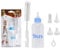 LAIYOHO Kitten & Puppy Feeding Bottle Kit with 4 Nipples & Brush | 60ml Pet Feeding Dispenser Tool for Newborn Kittens, Puppies,Rabbits, Essential for Whelping Kits & Small Pet Care