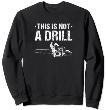 Woodworking Clothes Men Carpenter Chainsaw Sweatshirt