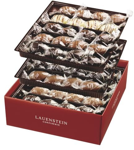 Lauensteiner Ostereier-Auslese XXL | 1150g, 60 große Schokoeier für Ostern | 15-fach sortiert, mit Alkohol | Perfektes Ostergeschenk für Männer oder Frauen | Ideal für die ganze Familie
