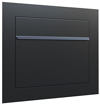 SORA - Modern Built-in Black Mailbox