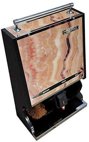 Cireuse à Induction Automatique, Machine de Nettoyage de Cirage de Chaussures Kit de Brosse de Nettoyage de Chaussures Polisseuse Multi-Brosses Convient au Hall d'entrée de l'hôtel Centre de Vente Cl