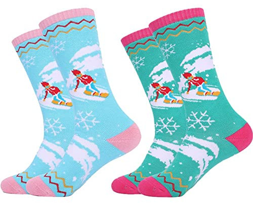 Wudaizhi Kinder Ski-socken Nicht Rutschmanschette Hohe Elastiz