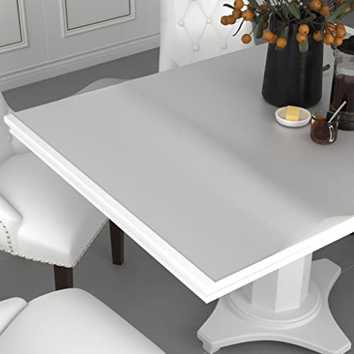 INLIFE Tischfolie Matt 200x100 cm 2 mm PVC,Transparent,3.75KG