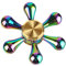 Vunake Fidget Spinner EDC Hand Spinner Fidget Toys Metall Edelstahl Lager 2-5 Min Spinner Fidget Toys Finger Spinner Spielzeug ADHD Anti Stress Relief Spielzeug Fidget Toy für Erwachsene Kinder