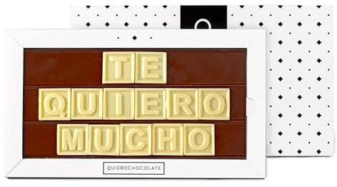 Tableta de chocolate personalizado, Sin gluten, Sin aditivos, 180gramos, Cacao Natural | Con letras