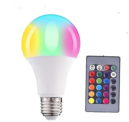 OPyCos Farbwechsel Licht E27 220 V Magische Glühbirne 5 W 9 W 12 W 15 W 20 W Dekoration für zu Hause Partybeleuchtung Projektor (Farbe: RGBW, Größe: 20 W 220 V)