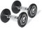 Ritfit 2,3–113,4 kg Gummi-ummantelte runde Hantel-Sets mit gerändeltem Griff und optionalem Gestell, Krafttrainingsgerät für Heim-Fitnessstudio, 2,3 kg